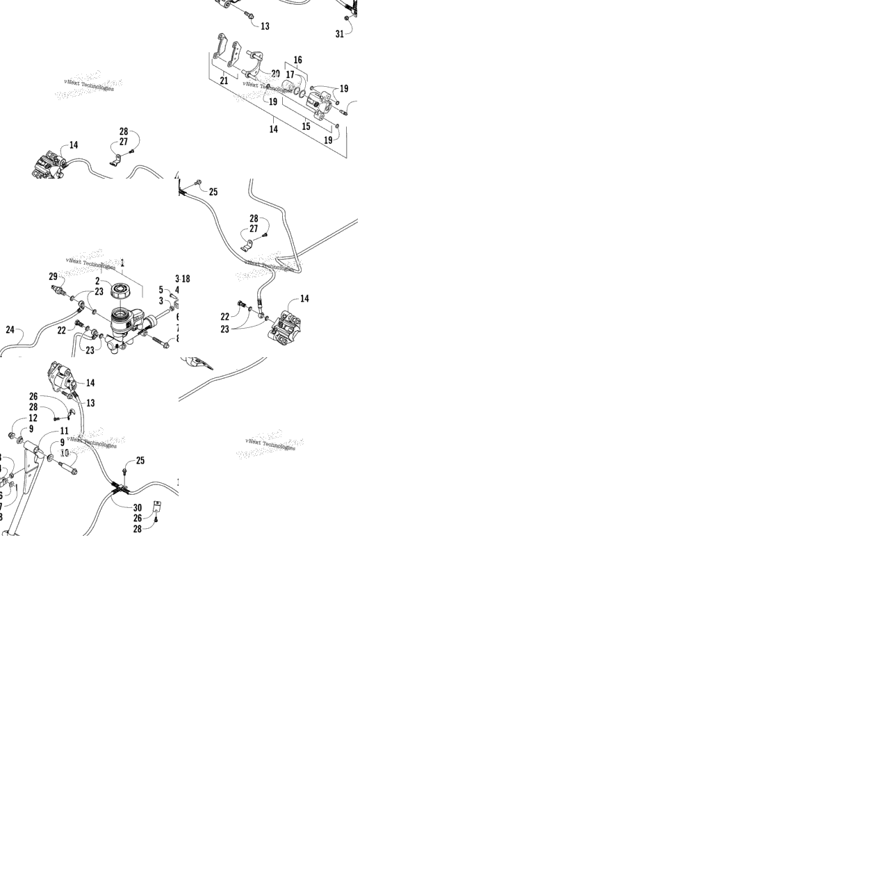 Hydraulic Brake Assembly