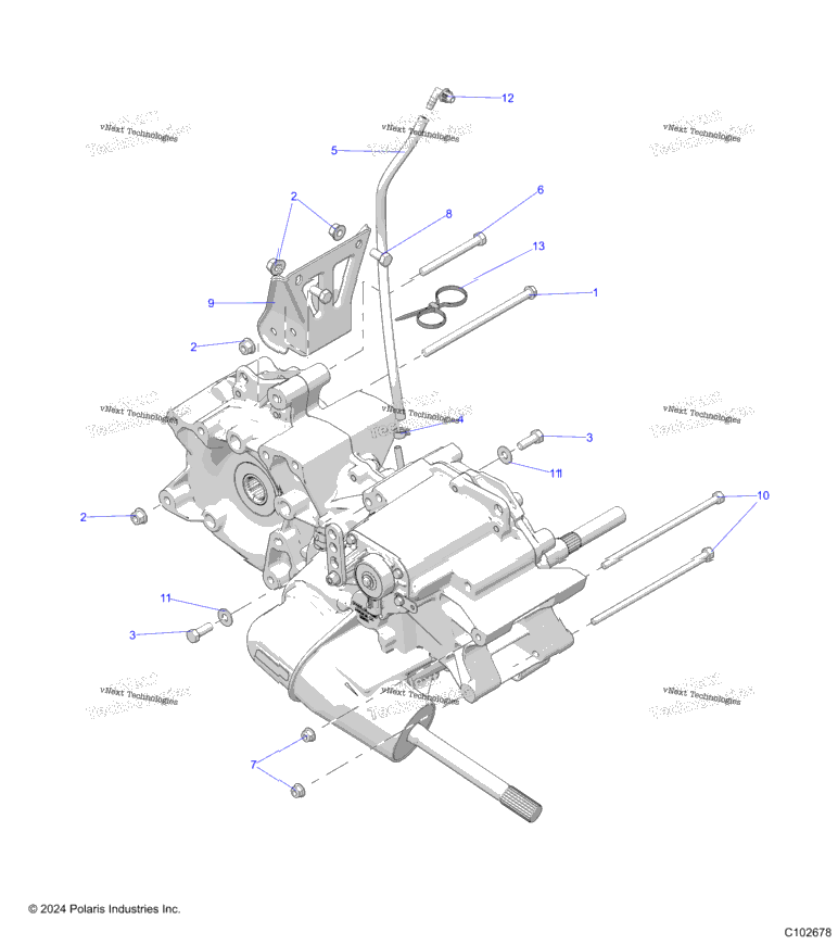 Drive Train, Main Gearcase Mounting