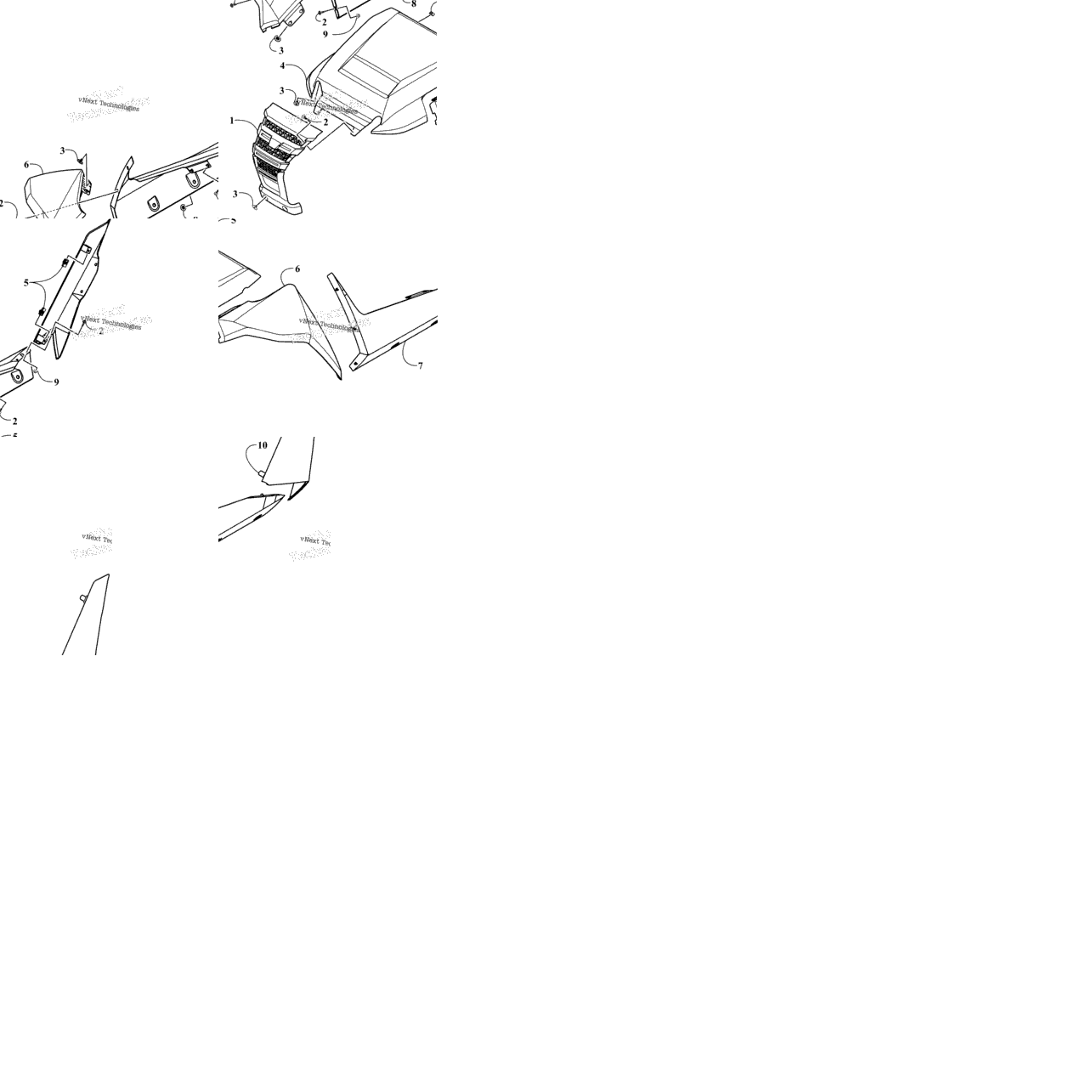 Front And Side Panel Assemblies