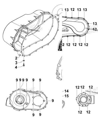 Clutch Side Engine Covers