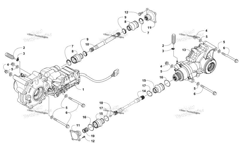 Drive Train Assembly (Ser. # 302247 And Above)