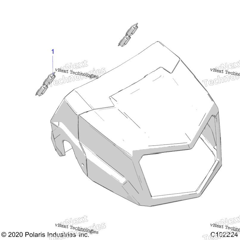 Body, Headlight Pod Plugs