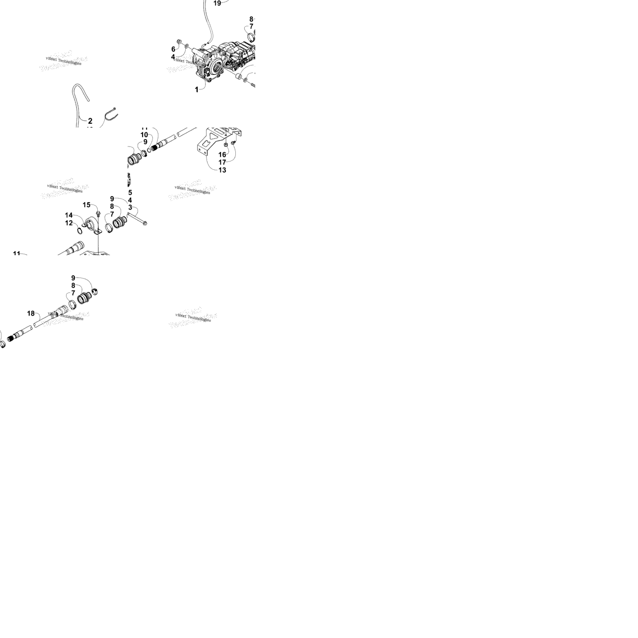 Front Drive System Assembly