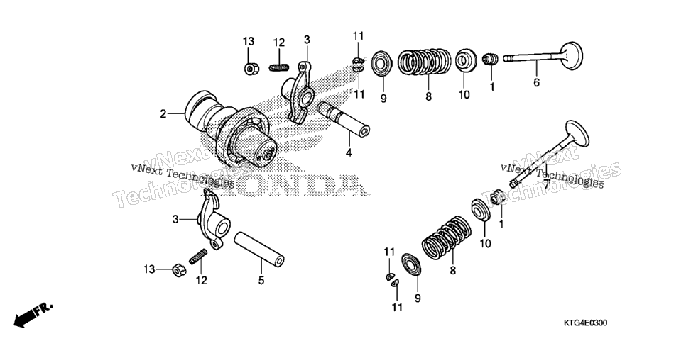 Camshaft + Valve