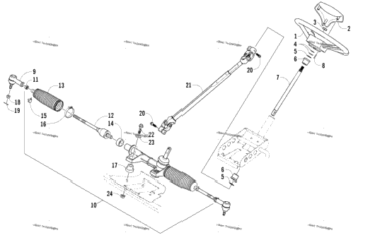 Steering Post Assembly