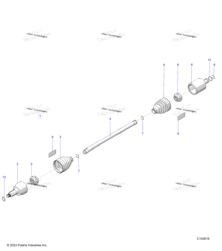 Drive Train, Drive Shaft, Front