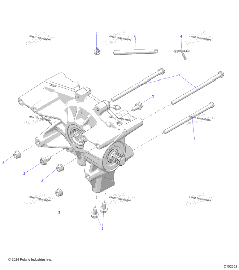 Drive Train, Rear Gearcase Mounting