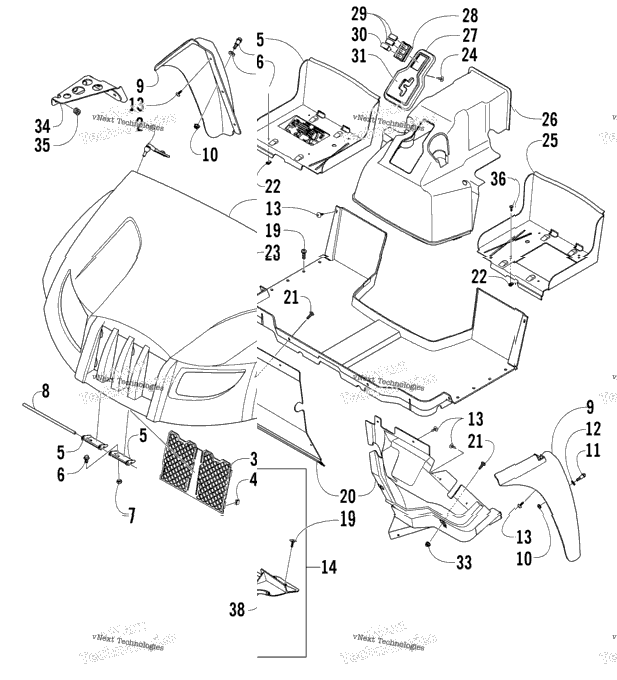 Front Body Panel Assembly