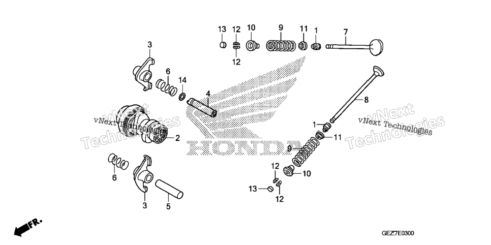 Camshaft + Valve