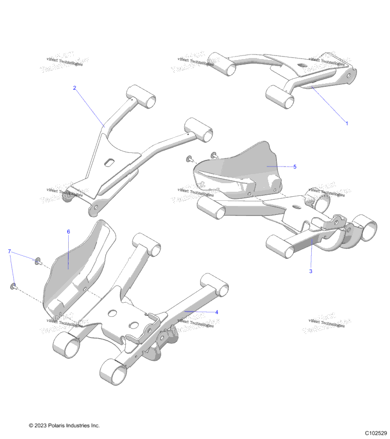 Suspension, Middle Control Arms