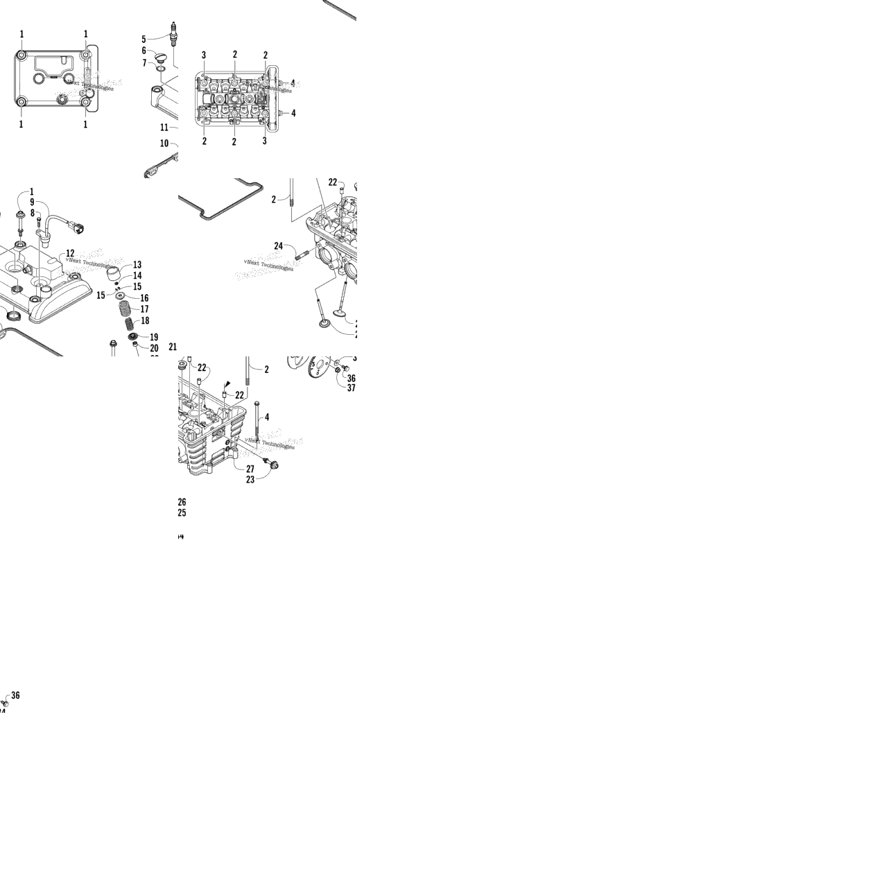 Cylinder Head And Camshaft/Valve Assembly