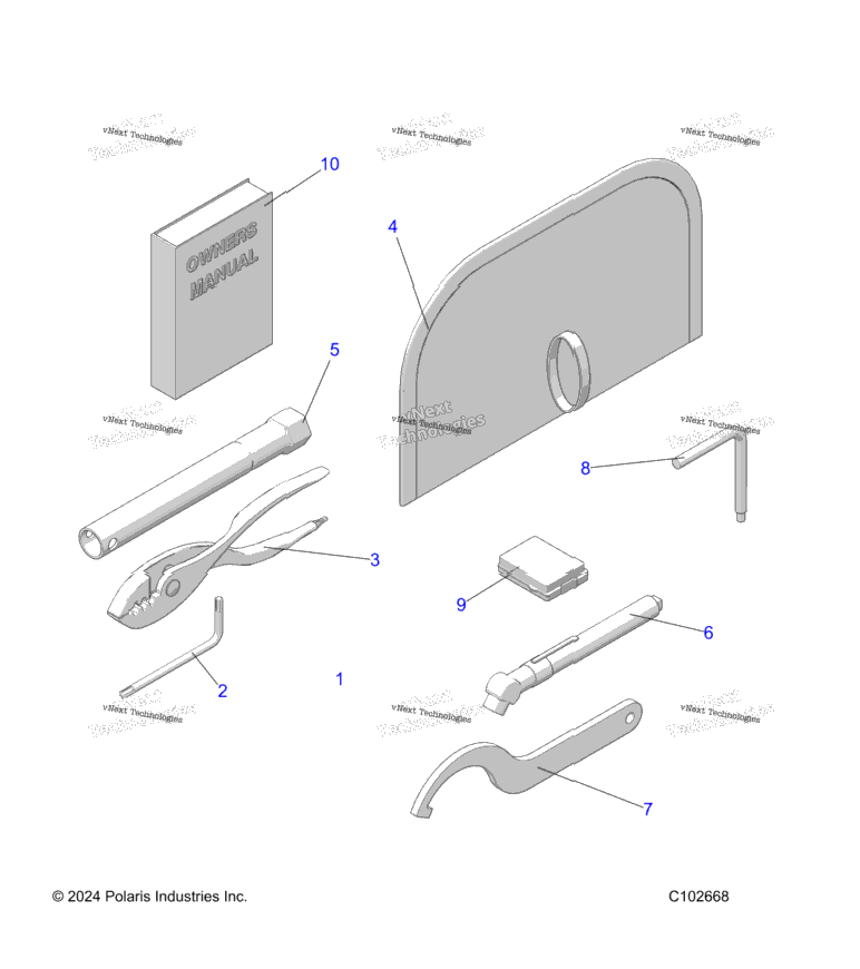Reference, Tool Kit And Owners Manual