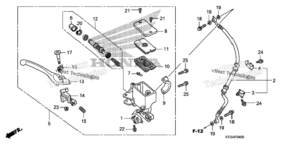 Front Brake Master Cylinder