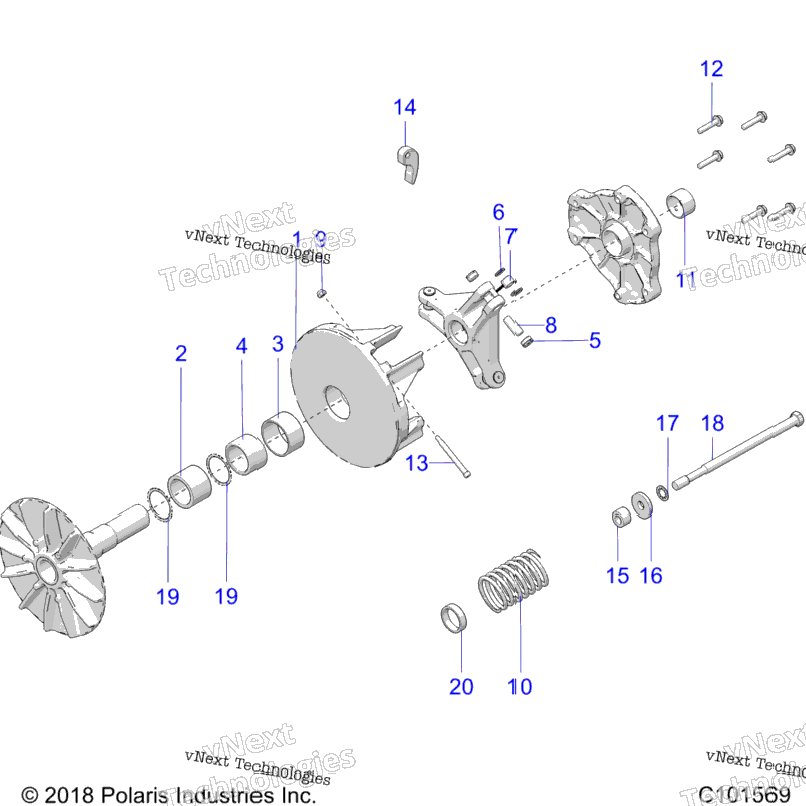 Drive Train, Primary Clutch