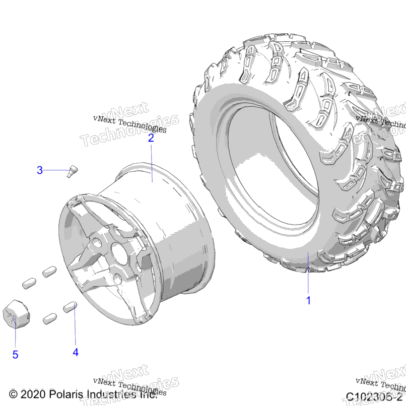 Wheels, Rear Tire