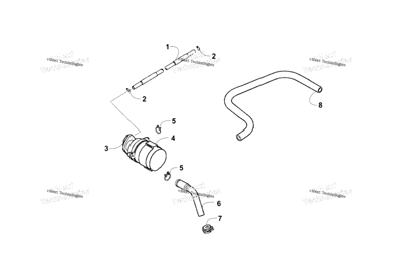 Exhaust Air Intake Assembly