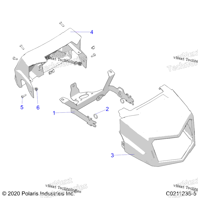 Body, Headlight Pod
