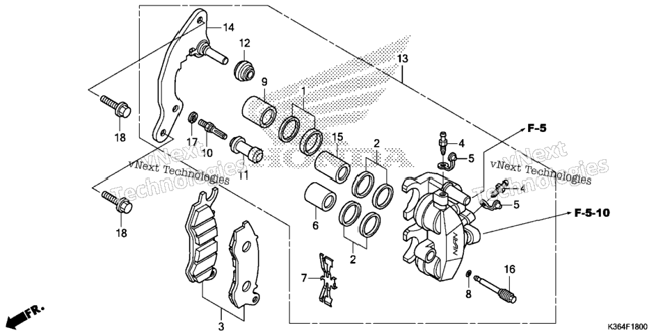 Front Brake Caliper