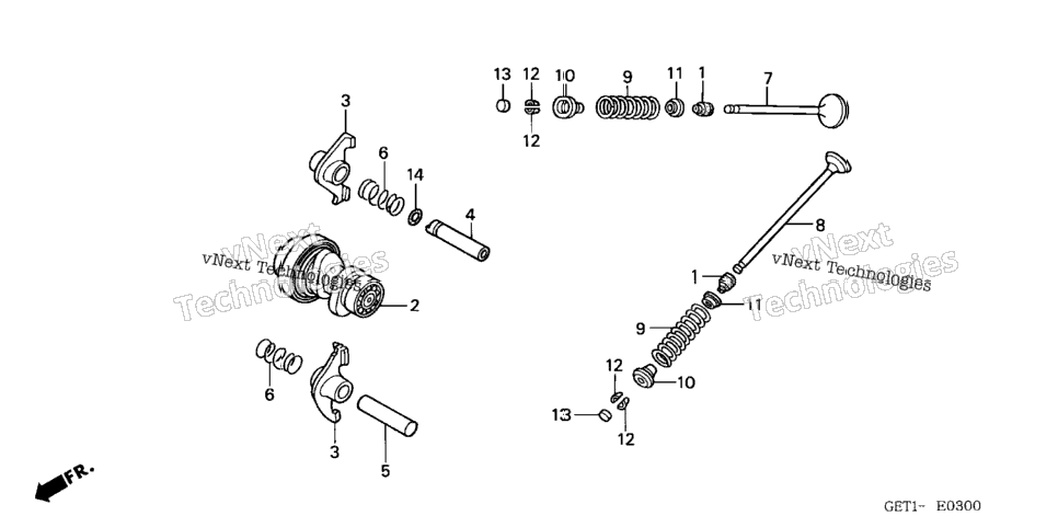 Camshaft + Valve
