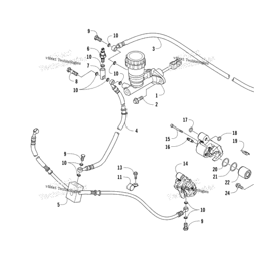 Hydraulic Brake Assembly