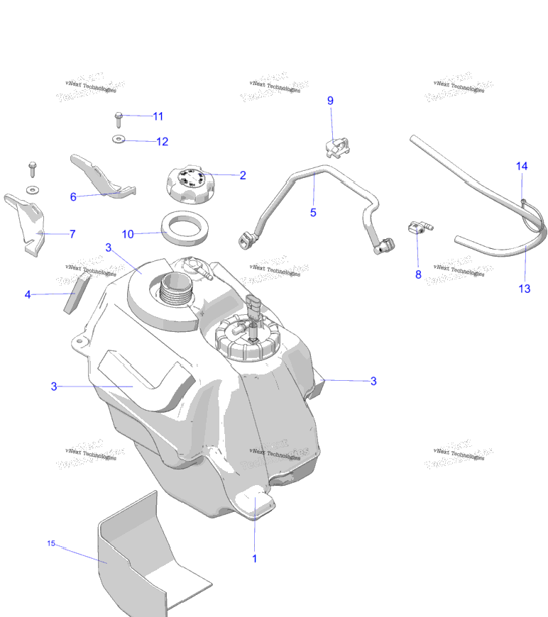 Fuel System, Fuel Tank Asm