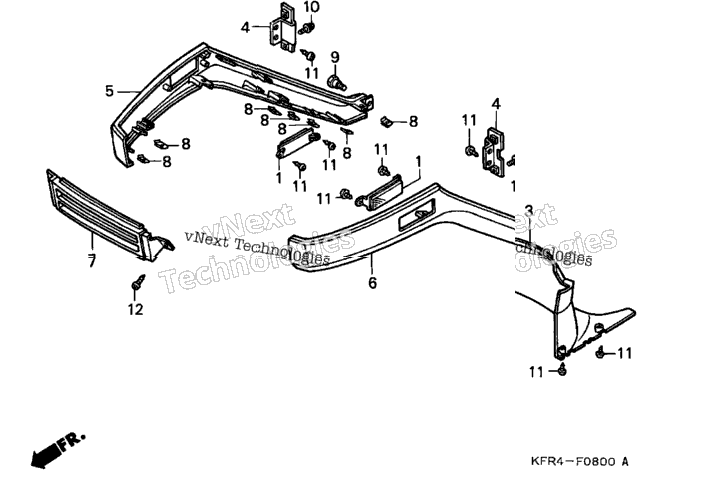 Front Lower Cover + Front Fender