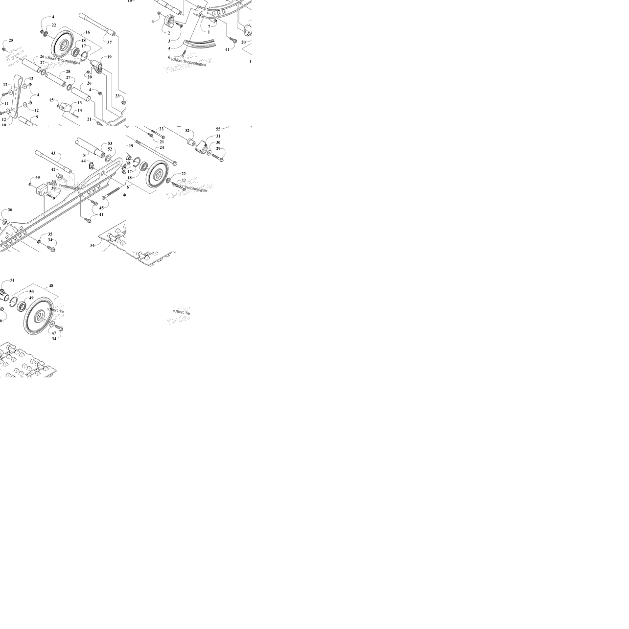 Rear Suspension Rail Assembly