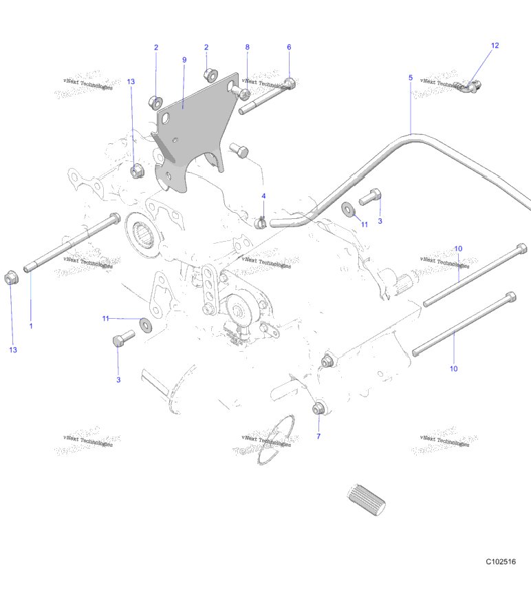 Drive Train, Main Gearcase Mounting