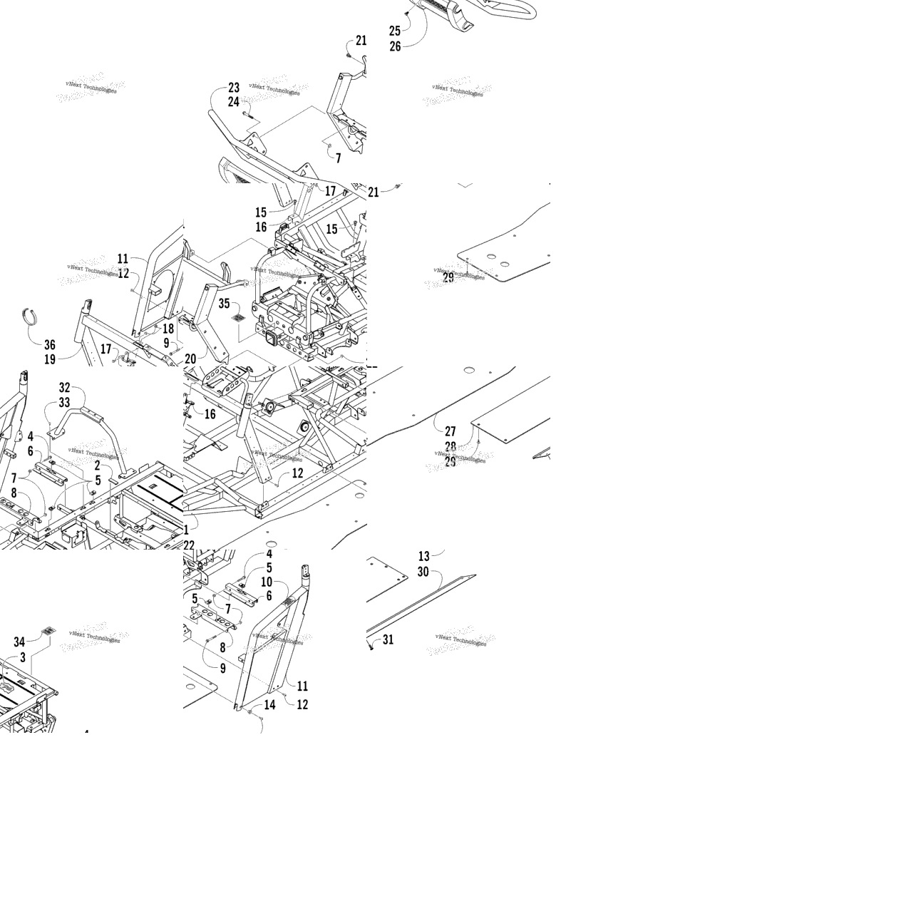 Frame And Related Parts