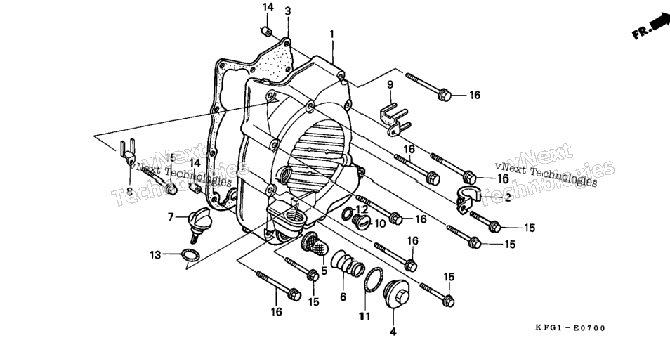 Right Crankcase Cover