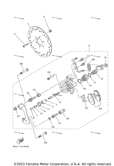 Rear Brake Caliper 2