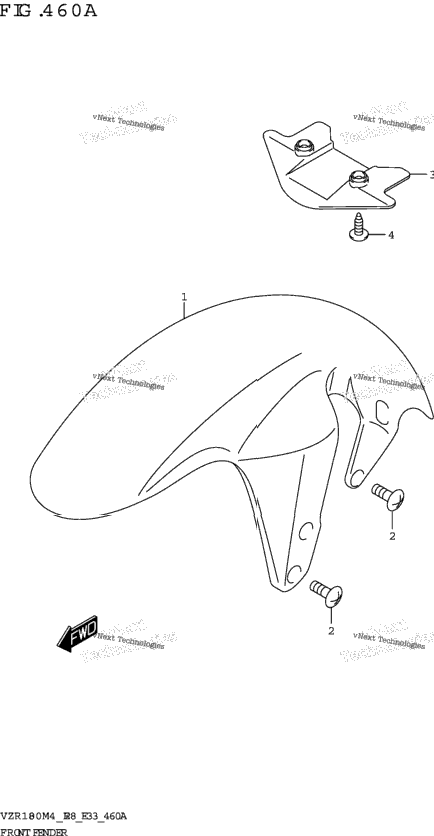 Front Fender (Vzr1800)