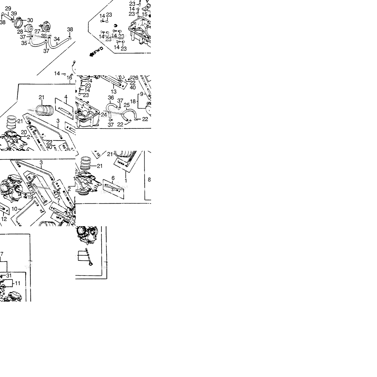 Carburetor Assy. + Carburetor Link