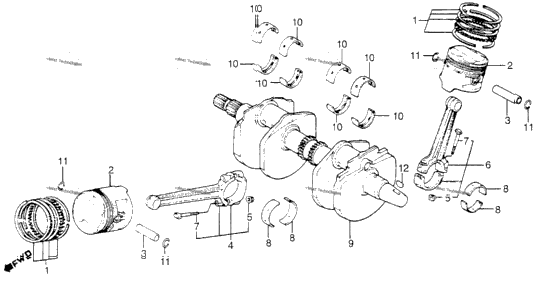Crankshaft + Piston