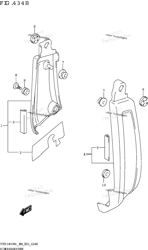 Side Rear Cover (Vzr1800bz)