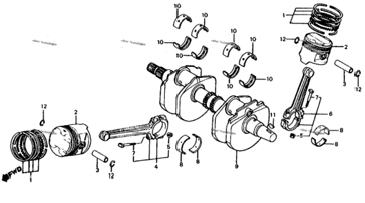 Crankshaft + Piston