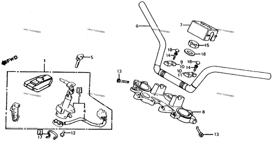 Handlebar + Top Bridge