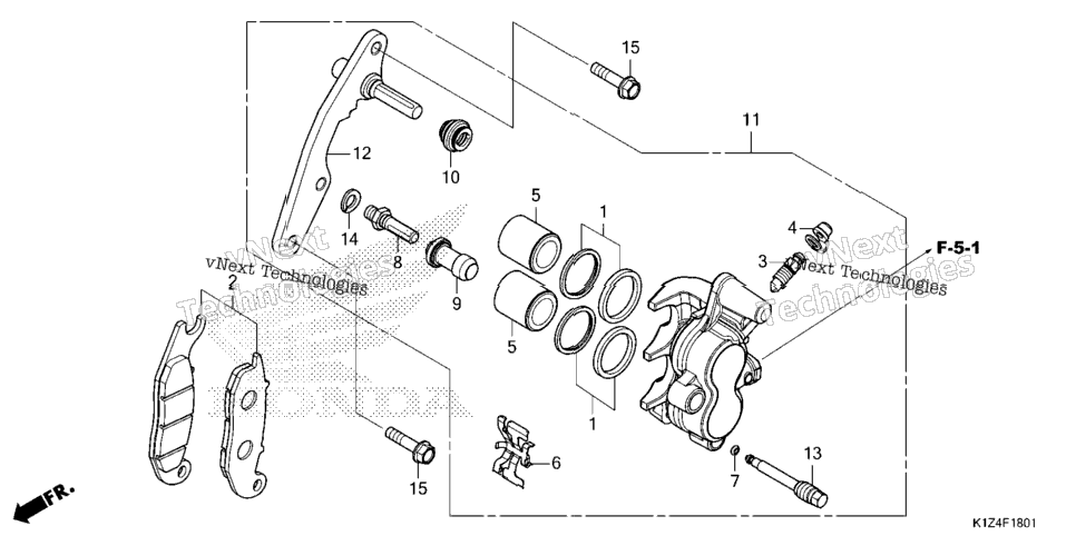 Front Brake Caliper (2)
