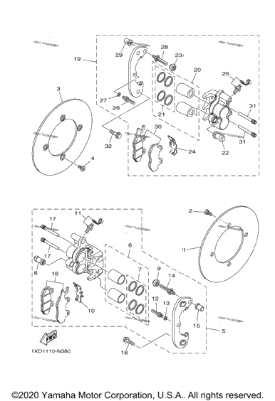 Rear Brake Caliper