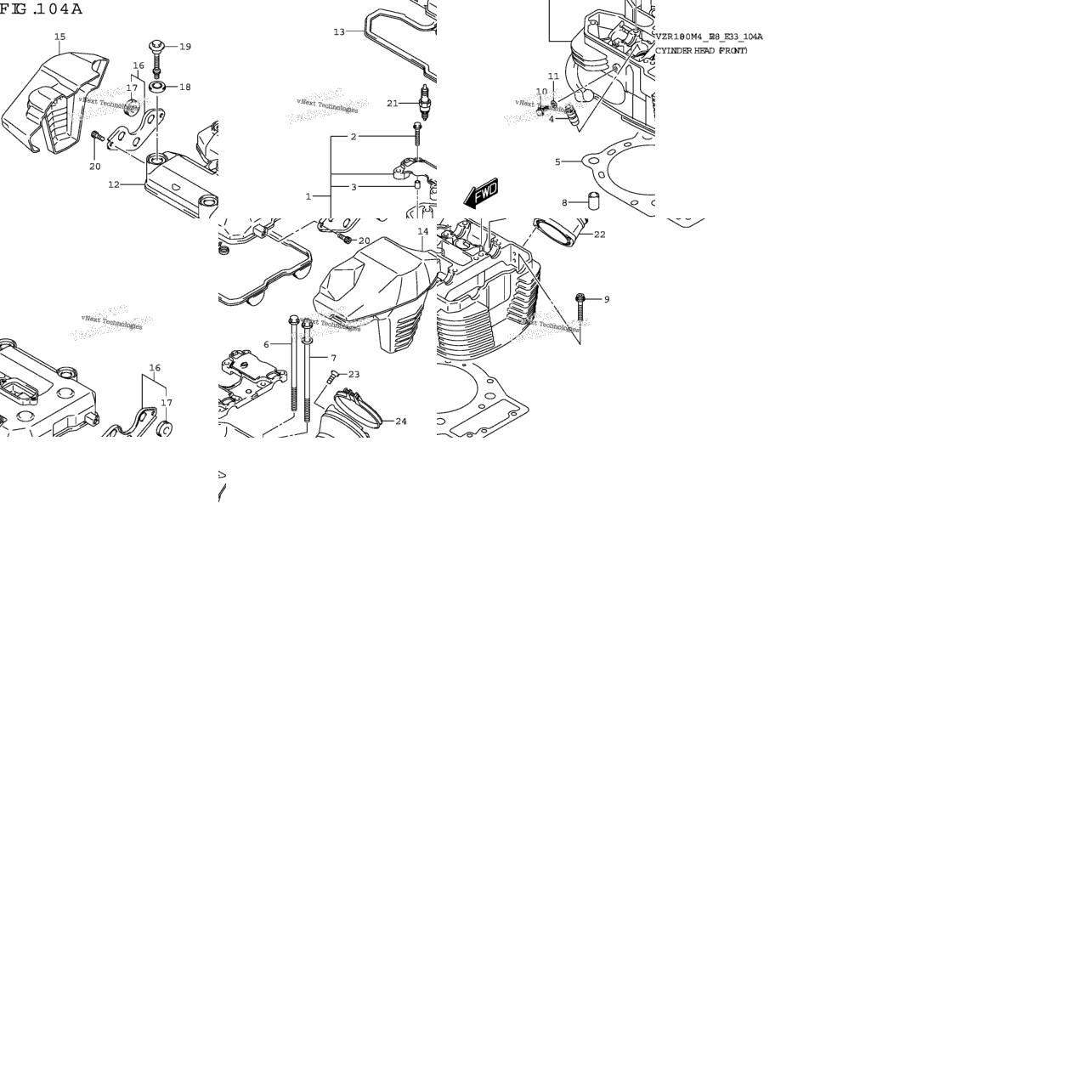 Cylinder Head (Front) (Vzr1800)