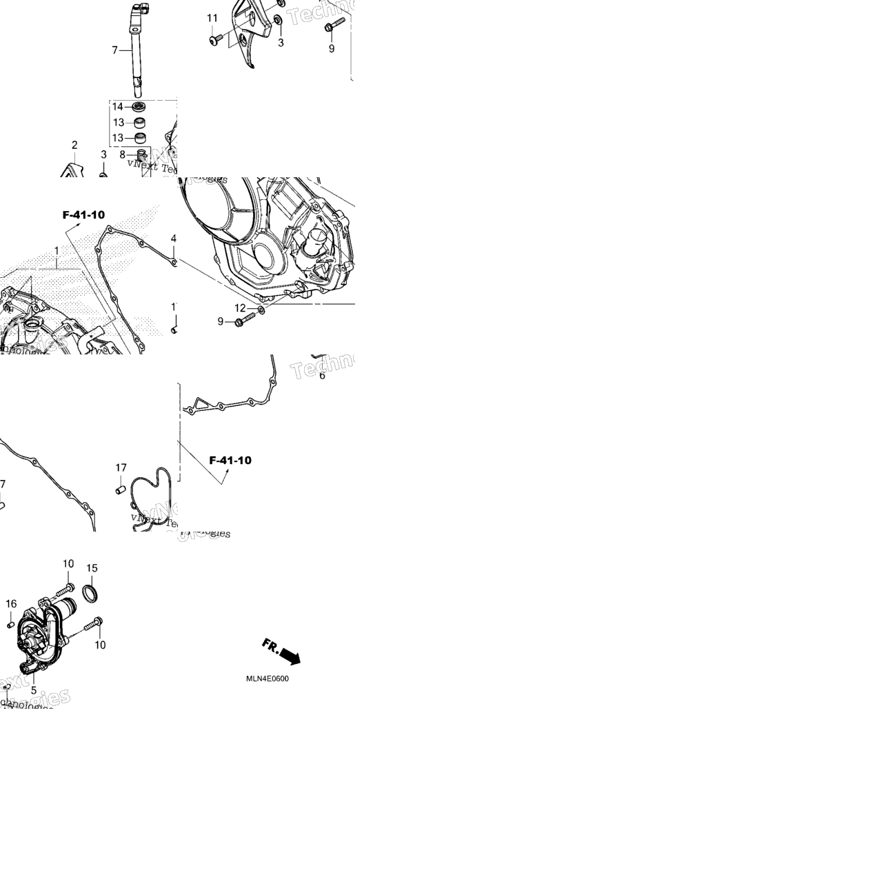 Right Crankcase Cover (Crf1100a/A4)