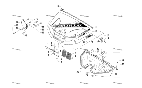 Hood And Headlight Assembly