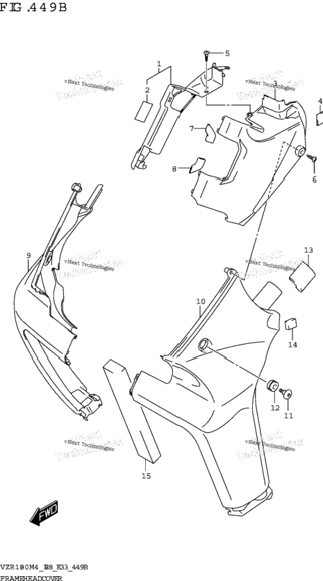 Frame Head Cover (Vzr1800bz)