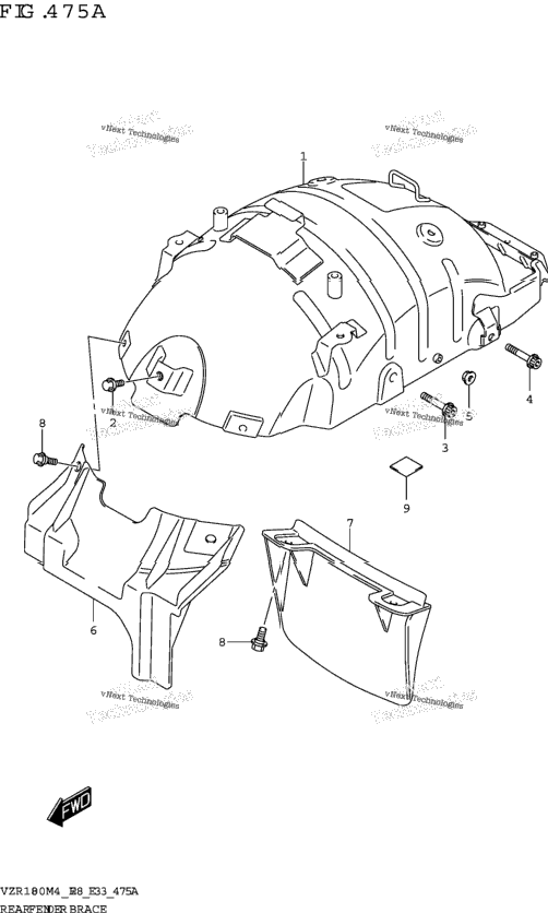 Rear Fender Brace