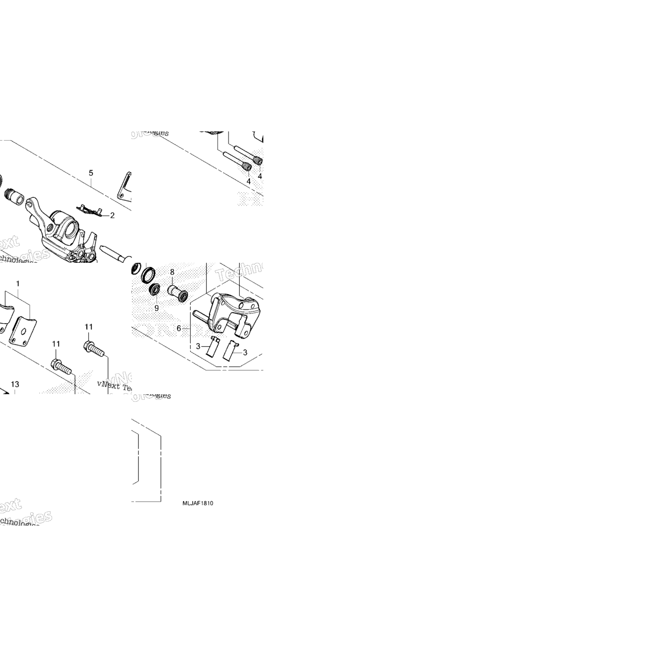 Parking Brake Caliper