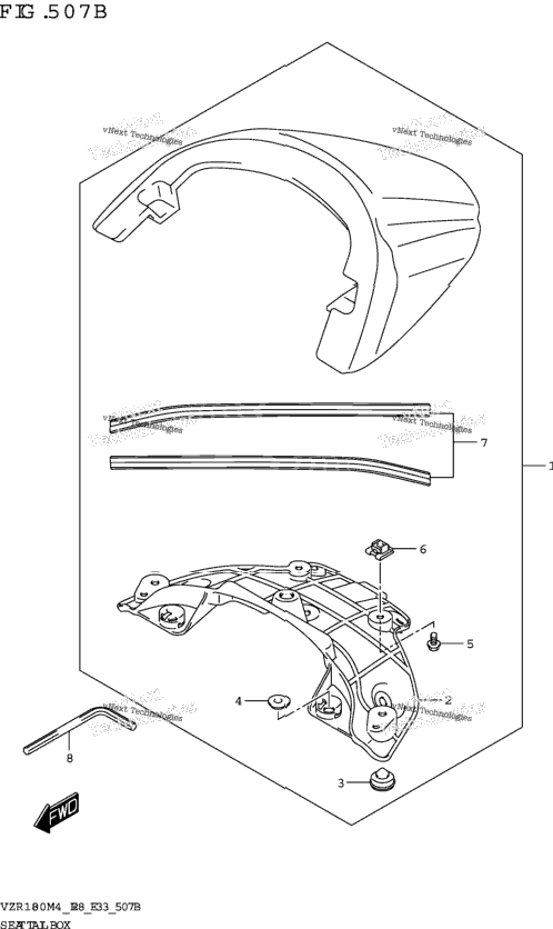 Seat Tail Box (Vzr1800bz)(Av4)