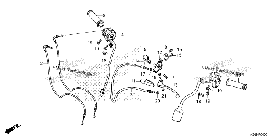 Handle Lever@Switch@Cable