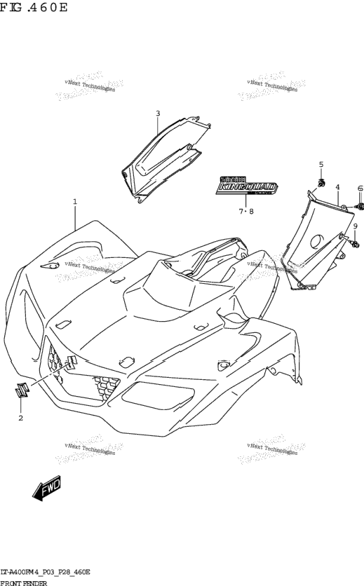 Front Fender (Lt-A400f:P28)