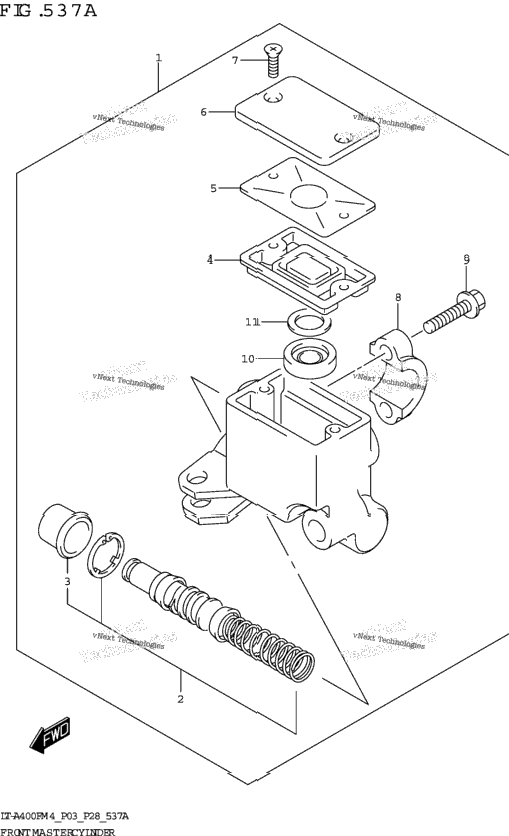 Front Master Cylinder