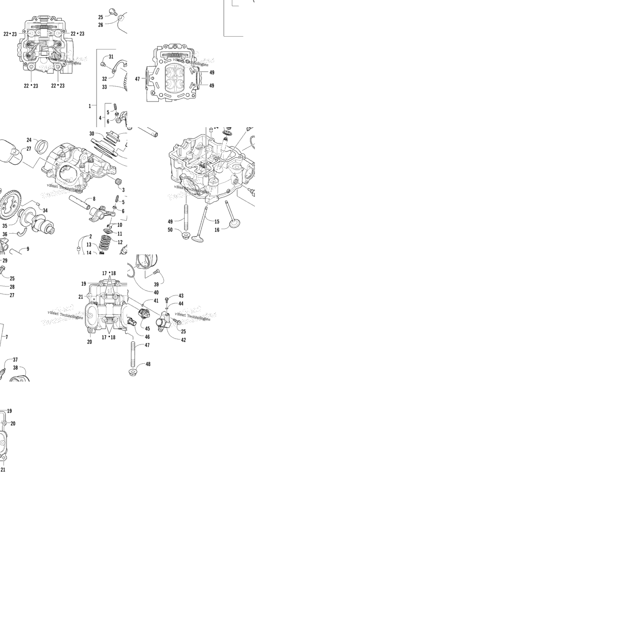 Cylinder Head And Camshaft/Valve Assembly